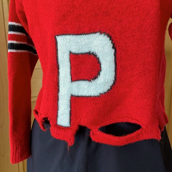🇮🇹 Please Red Wool Sweater, Size S - Picture 11 of 13